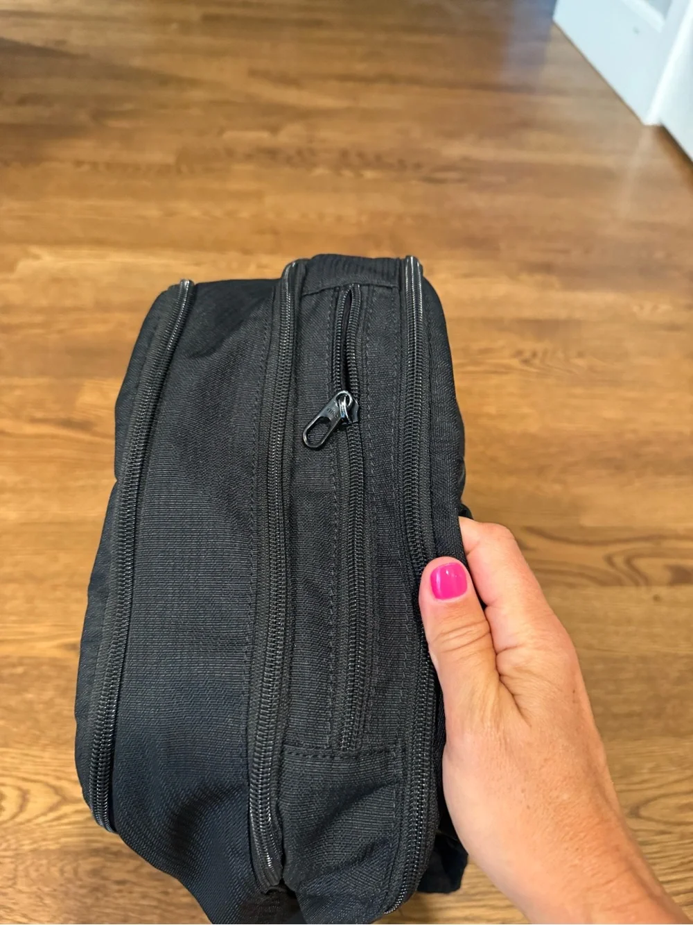 Nike Black Backpack with White Swoosh